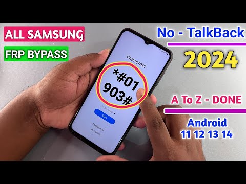 Without TalkBack 2024 | Samsung FRP Bypass Android 11/12/13/14 Without Pc | No *#0*# - Adb Fail