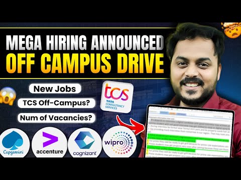 MEGA Hiring Announcement😱 | Biggest Drive | OFF Campus Drive For 2025 , 2024 Batch🔥