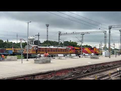 Light Diesel Locomotives At Lucknow Railway Station