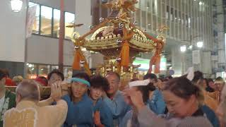 池袋御嶽神社　例大祭　宵宮　池袋駅西口を神輿渡御　2024/09/28  a27