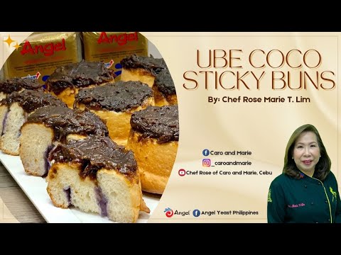 Ube Coco Sticky Buns