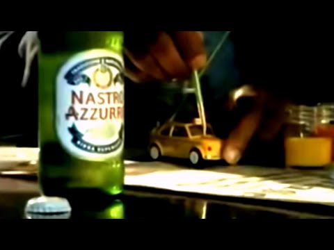 旧フィアット500 イタリアビールのCM ナストロ・アズーロ｜Fiat500 Peroni Nastro Azzurro TV Commercial, Classic Spot Ad