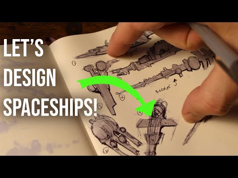 CREATE AMAZING Video Game Spaceships with These Sketching Tips!