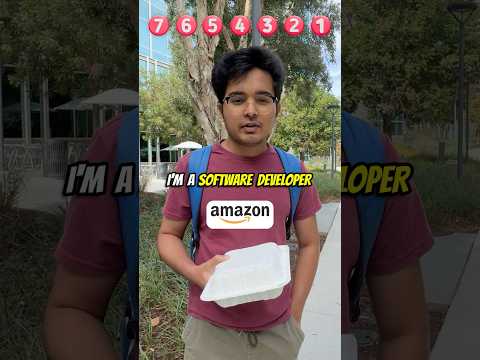 Do you want to be a SOFTWARE DEVELOPER at AMAZON? #shorts #ytshorts #techjobsin2minutes #viralvideo