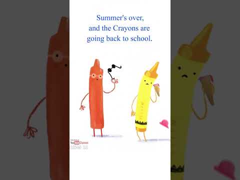 The Crayons Go Back to School by Drew Daywalt  - Animated Book  #short #books #readaloud