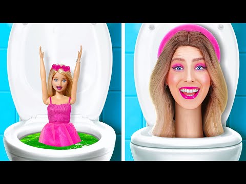 Toilet Gadgets For Dolls || Must-Have Gadgets and Hacks in Jail!