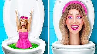 Toilet Gadgets For Dolls || Must-Have Gadgets and Hacks in Jail!