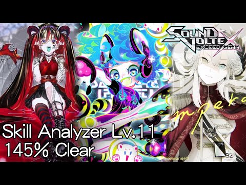 【SDVX EG コナステ】SKILL ANALYZER Lv.11 [Sayonara Planet Wars] 145%