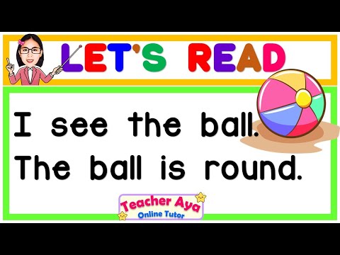 Let's Read | English Reading Lesson | Teacher Aya Online Tutor