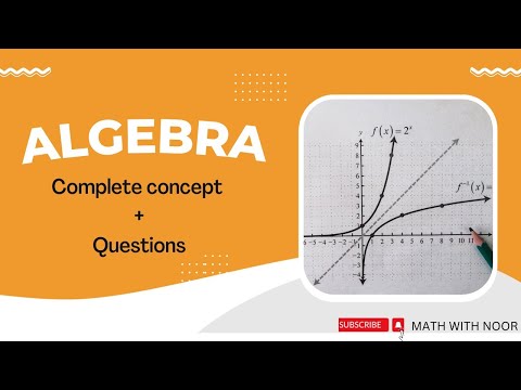 Algebra complete concepts + questions by MATH WITH NOOR for CGL,CHSL,CPO,CDS,MTS.