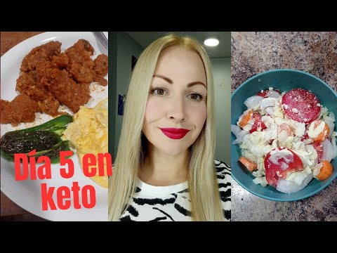 qué como en un día para bajar de peso haciendo la  Dieta KETO DIA 5