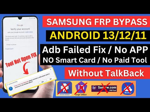 Samsung FRP Bypass, Without TalkBack Android 13/12/11 FRP Unlock 2023 | ADB Failed Fix