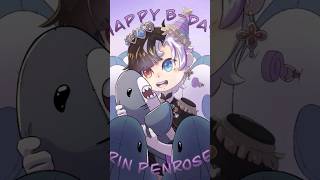 [SPEEDPAINT] 🅱️in 🅱️enrose #rinpenrose #inkpaintrose #vtuber #idolen #art🎨 #illustration #fanart