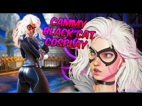 Cammy Cosplays Fortnite Black Cat 😍