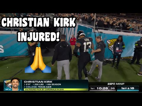 Christian Kirk GROIN INJURY Vs Bengals 😰🙏  Bengals Vs Jaguars 2023 highlights