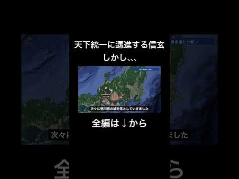 天下統一も夢ではない信玄の強さ。しかし、、、#武田信玄#徳川家康#織田信長