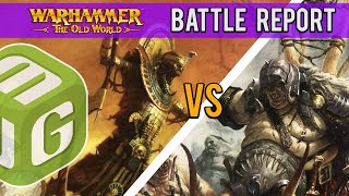 Tomb Kings vs Ogre Kingdoms Warhammer The Old World Battle Report Ep 18