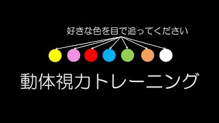 動体視力トレーニング / 好きな色を目で追ってください / 野球、テニス、卓球などのスポーツに！/ DJ BENGAKU