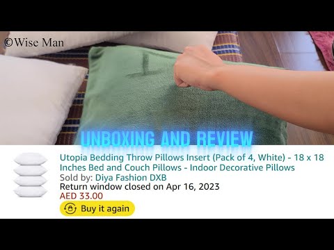 Utopia - Bedding Pillows Unboxing and Review