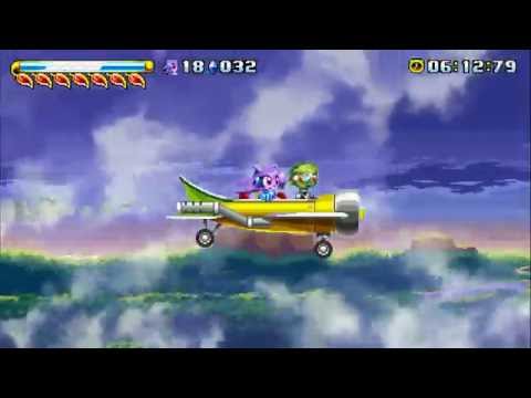 Freedom Planet [Lilac Walkthrough] - Stage 4 - Sky Battalion