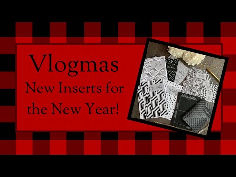 Vlogmas Day 22 | 2023 Planner Inserts #vlogmas #planmas #planner