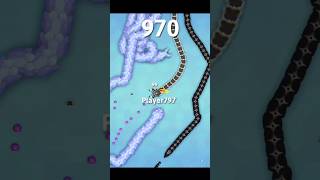 How this possible Two Snake Kills Snake.io Game #snakegame #snakeiogame #epicgameplay