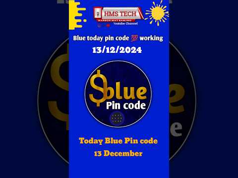 Blue today pin code | blue pin code today | #blue #bluecode #todaybluecode #code #pin #shorts