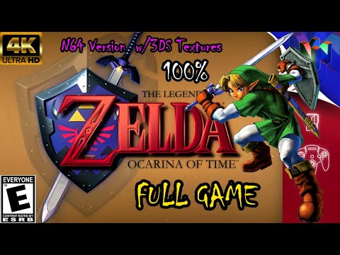 The Legend of Zelda: Ocarina of Time - 100% Full Playthrough (N64 Version w/3DS Textures)