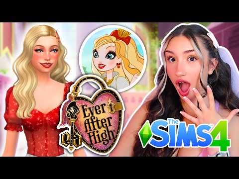 Making The Ever After High Characters in The Sims 4