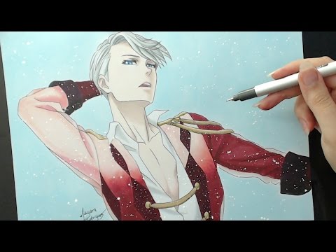 Speed Drawing - Victor Nikiforov (Yuri!!! On ICE)