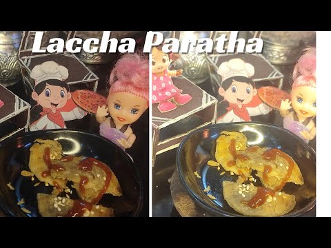 Miniature Recipe Laccha Paratha||miniature Luccha paratha#lucchaparatha#paratha #miniaturecooking,