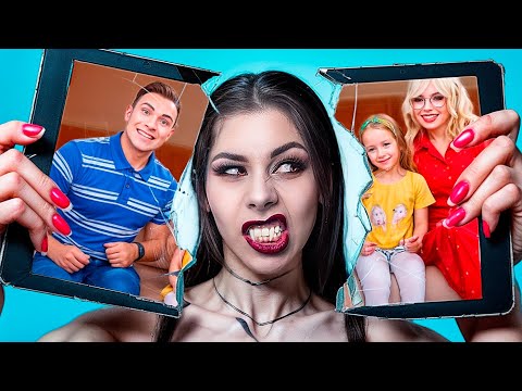 Sister vs Stepsister! Best Babysitting Hacks! I Was Adopted by Vampire 🧛‍♀️