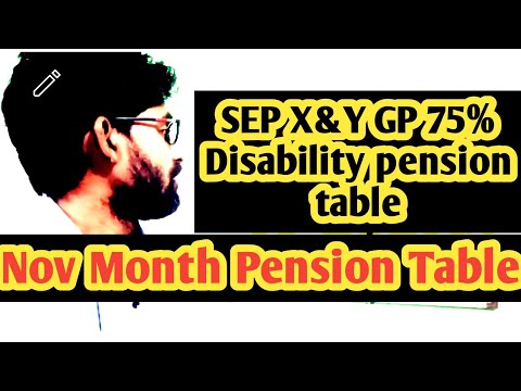 75% Disability Pension Table Sep X&Y Gp  Nov. Month Pension table with Family Pension Table arrears