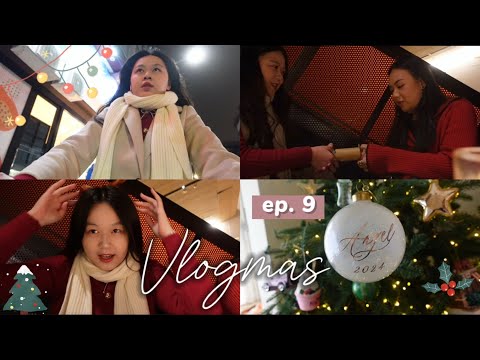 Vlogmas❄️ep.9 | Christmas Dinner with Butter Team🧈、放禮物到聖誕襪🎁