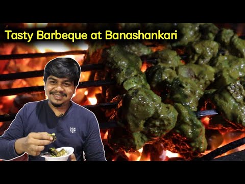 Street Barbeque Circle | Tasty Hariyali Chicken And Chicken Tikka | Likhith Shetty Vlogs |