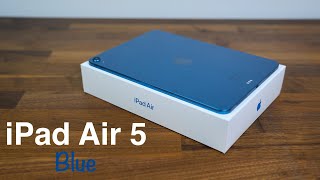 iPad Air 5 Blue Unboxing