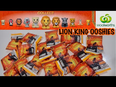 WOOLWORTHS LION KING OOSHIES COLLECTIBLES