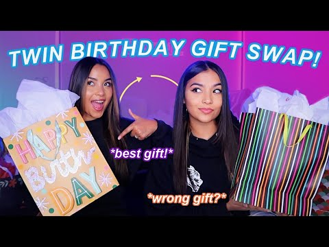 TWIN BIRTHDAY GIFT SWAP! *24*