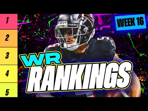 🔥 NEW TOP 36 WR RANKINGS for Week 16 Fantasy Football 🚀 | Fantasy Football Rankings