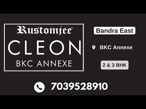 Rustomjee Cleon BKC Annexe | 1 & 2 BHK | @Bandra East