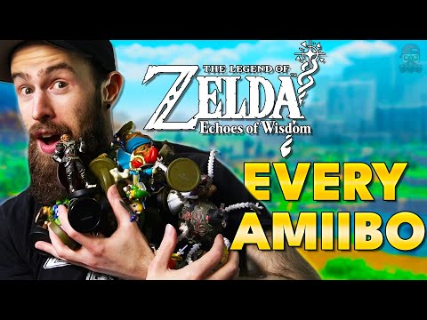 Scanning EVERY AMIIBO in Zelda Echoes of Wisdom!