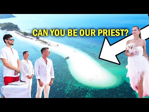 Philippines Remote Island Wedding - Volunteered To Be The Priest