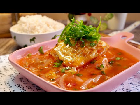 This 10-Minute Sweet & Sour Fried Egg is SOOOO Good! 酸甜煎蛋 Chinese Egg Sauce Recipe for Lunch Dinner