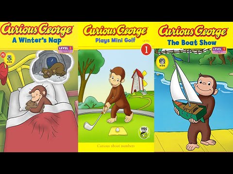 BIN & BIN | Bedtime Story | Curious George | A Winter's Nap | The Boat Show | Play Mini Golf