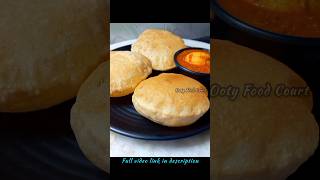 fluffy poori recipe/quick breakfast recipe/poori/ #shorts #poorirecipeintamil #cooking #viralvideo