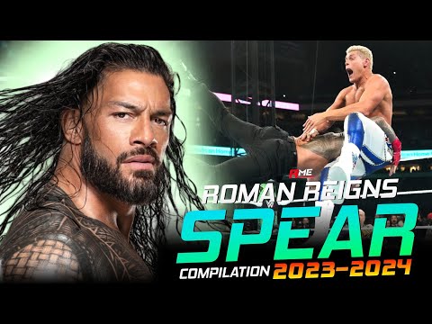 Every Roman Reigns - Spear Compilation 2023-2024