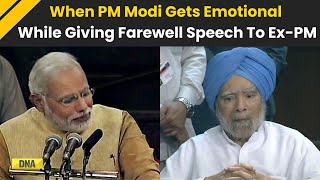 Manmohan Singh Death: When PM Modi Got Emotional While Giving Farewell Speech To Former PM At RS