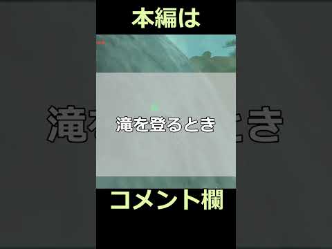 【ブレワイあるある】滝を登るとき #shorts