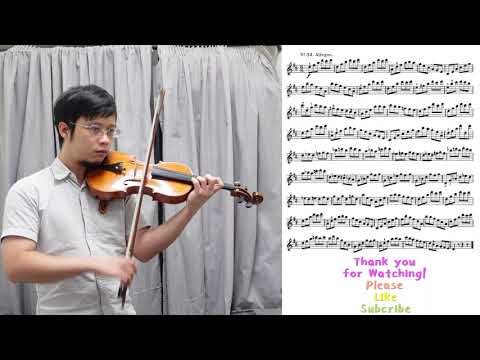 No.34 - Op.45 - Wohlfahrt Etudes for Violin | 費華小提琴練習曲