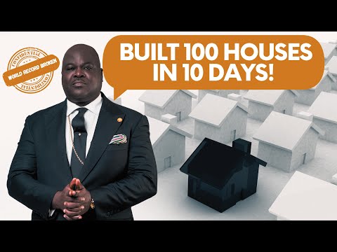 BUILT 100 HOUSES IN 10 DAYS - Dr Olumide Emmanuel